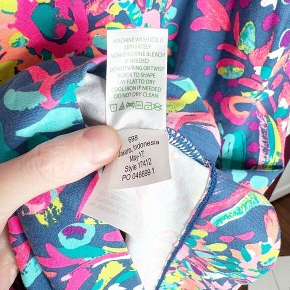 Lilly Pulitzer Sophie Dress in Beautiful Navy Beach Loot Women’s Size Small S - Picture 10 of 11